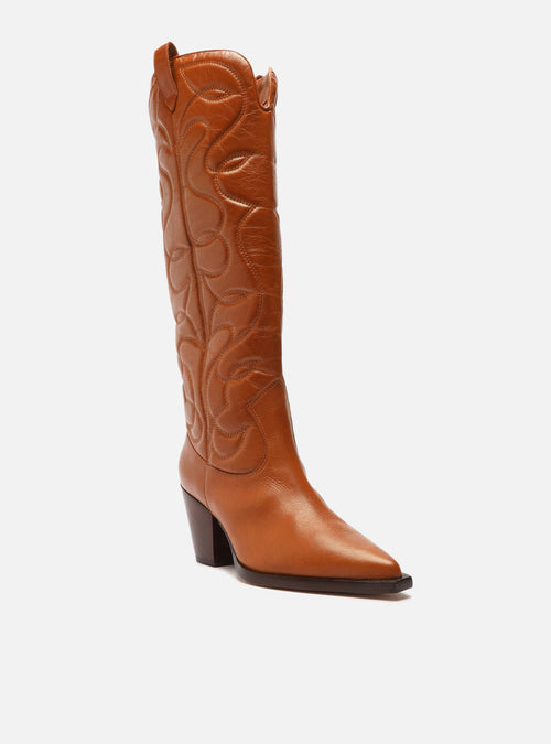 Abigail Leather Block Boot Boots FALL 23