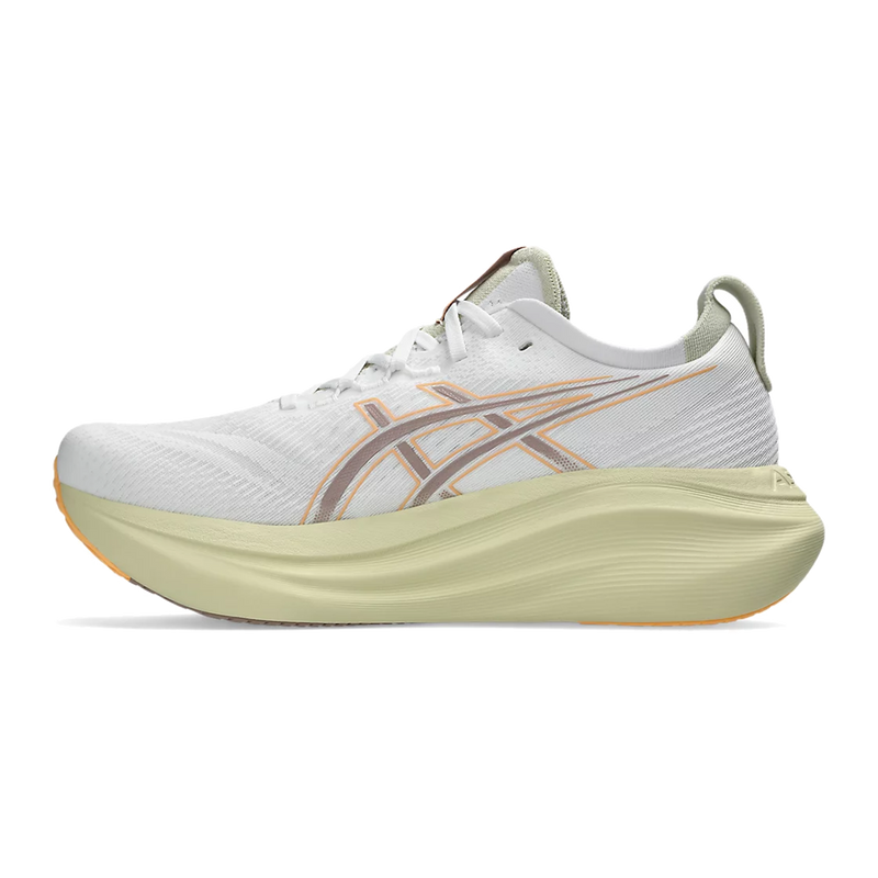 Asics Gel Nimbus 27 White - Fawn Mens