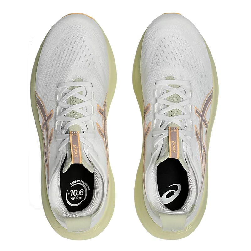 Asics Gel Nimbus 27 White - Fawn Mens