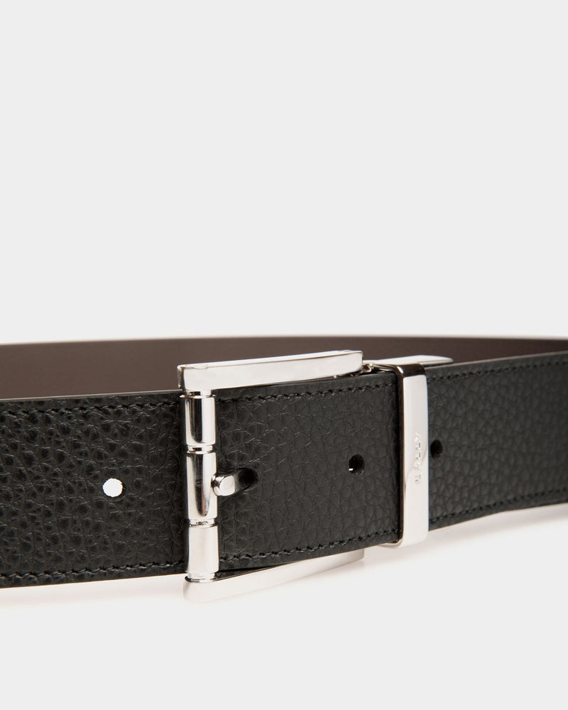 Astory 35mm Reversible And Adjustable Belt In Black And Brown Leather