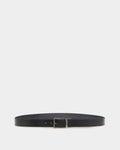 Astory 35mm Reversible And Adjustable Belt In Black And Navy Blue Leather