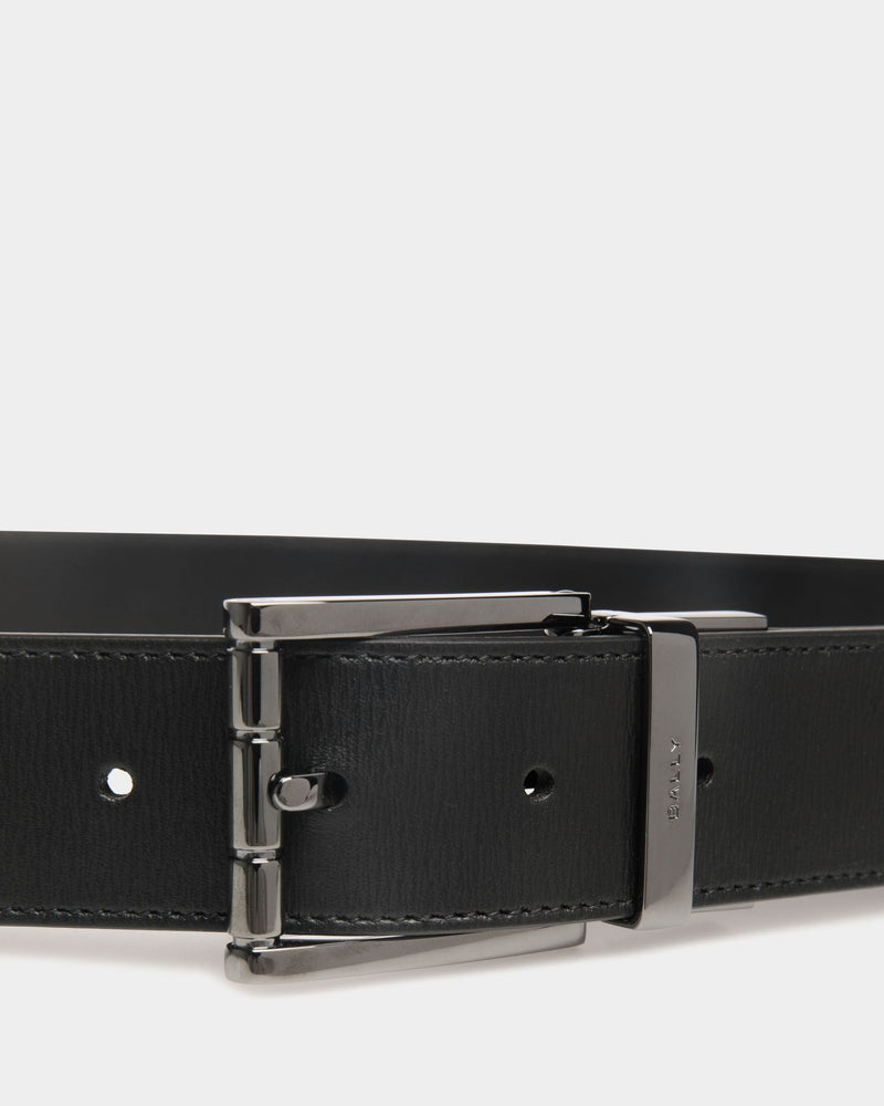 Astory 35mm Reversible And Adjustable Belt In Black Leather