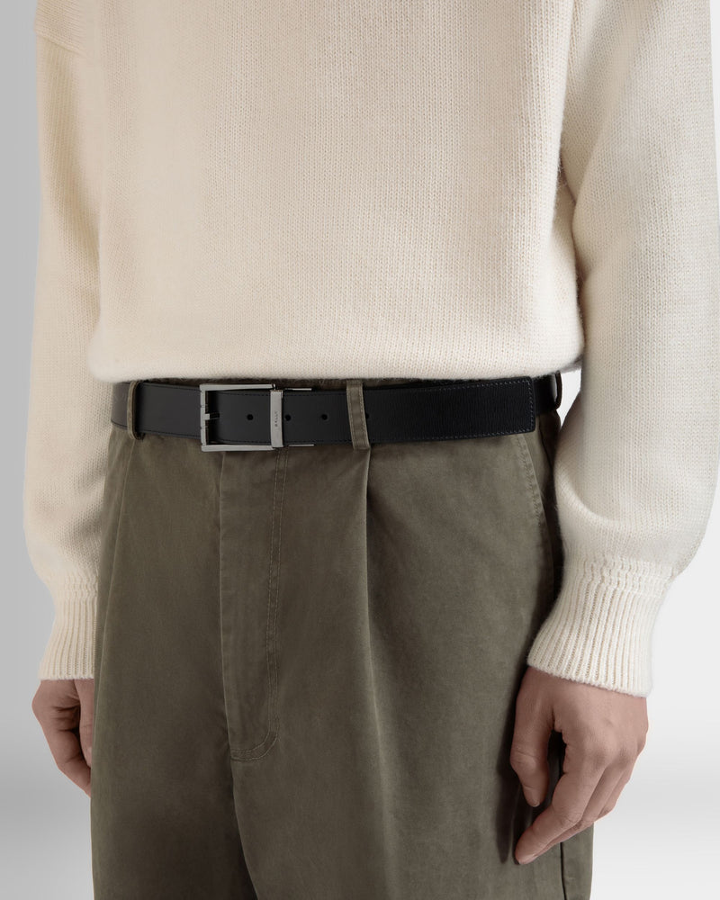 Astory 35mm Reversible And Adjustable Belt In Black Leather