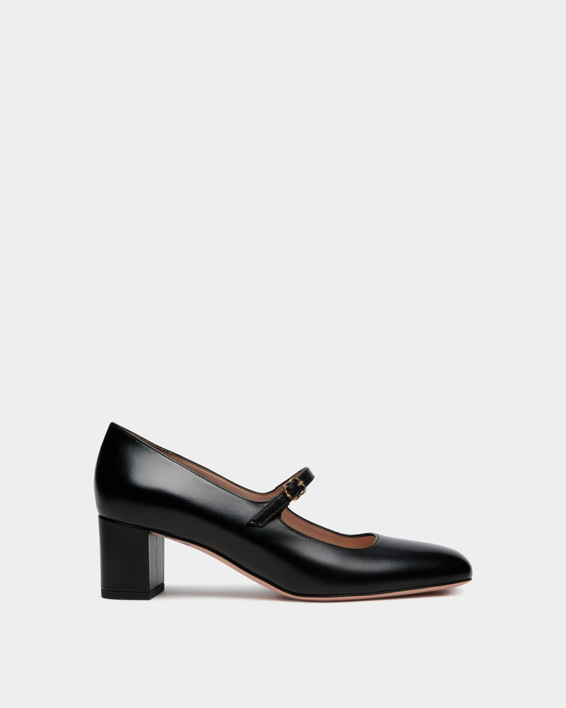Ballyrina Pump In Black Leather