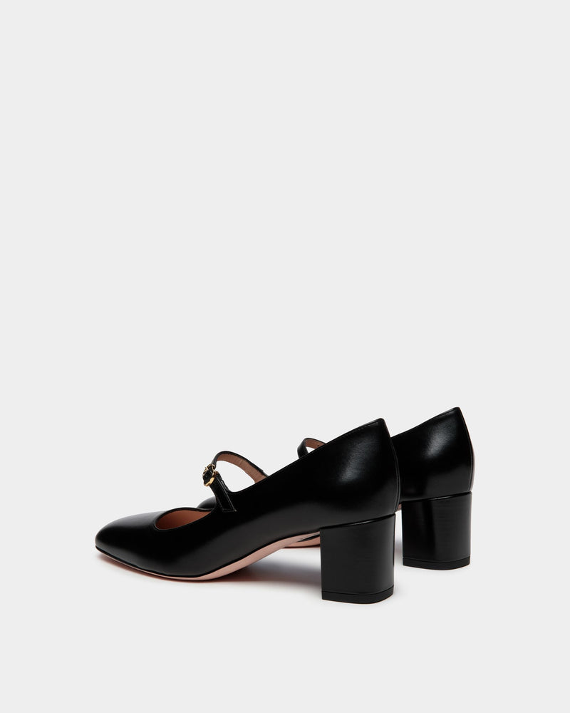 Ballyrina Pump In Black Leather