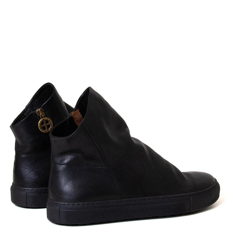 Biel Women's Leather High-Rise Sneaker