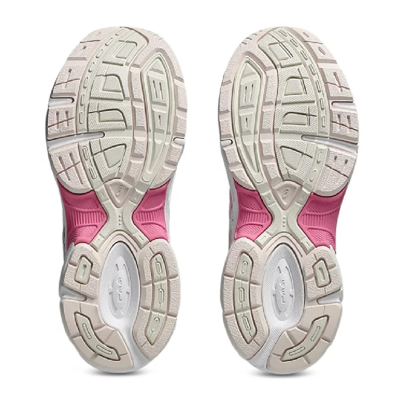 Big Kid's ASICS Gel-1130 White/Dragon Fruit (1204A169-107)