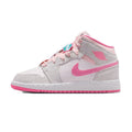 Big Kid's Jordan 1 Mid SE "Spring Flowers" Vt Gr/Pk Glw-Sail (II0592 001)