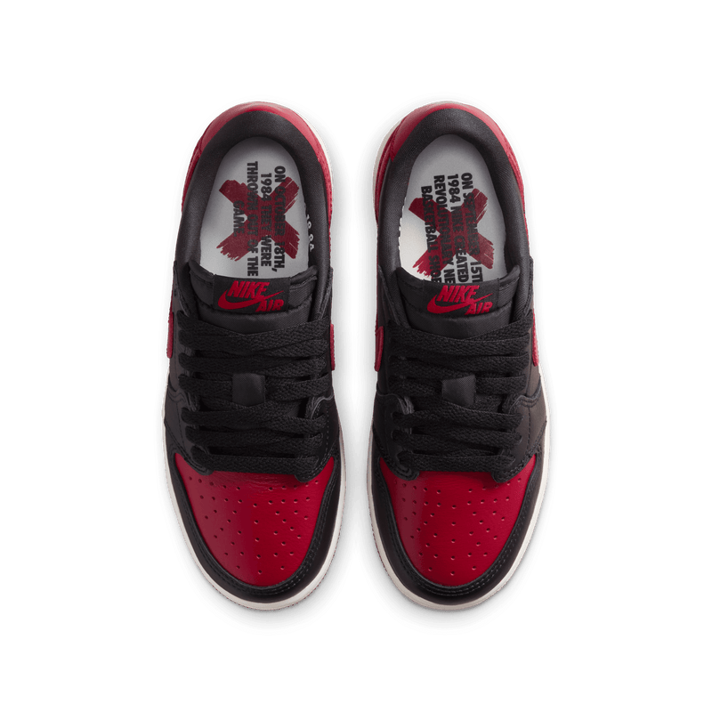 Big Kids' Air Jordan 1 Retro Low OG "Banned" (Unisex )