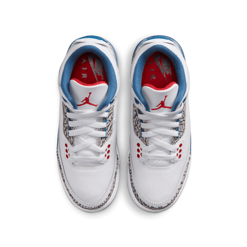 Big Kids' Air Jordan 3 Retro "True Blue"