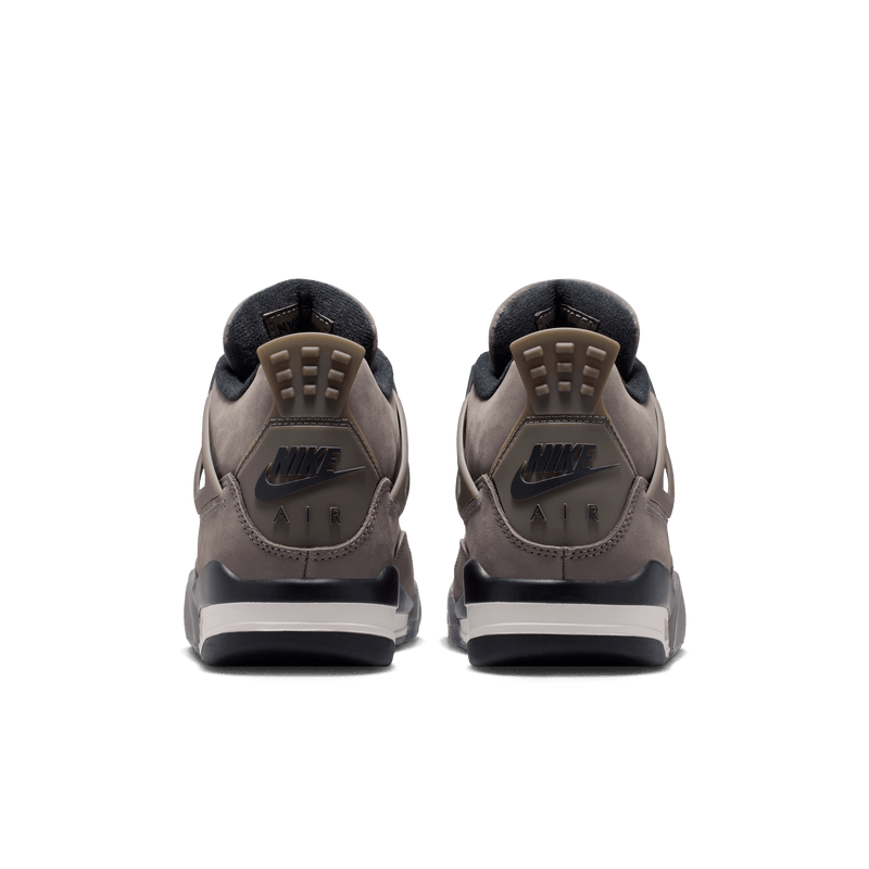 Big Kids' Air Jordan 4 Retro "Cave Stone and Black"