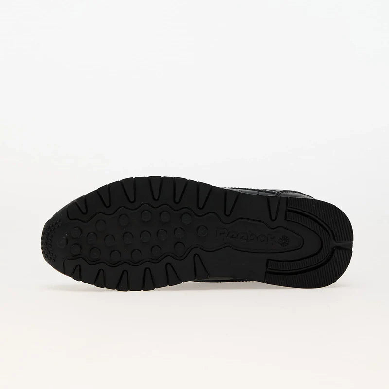 Big Kids' Reebok Classic Leather "Triple Black" (Unisex)