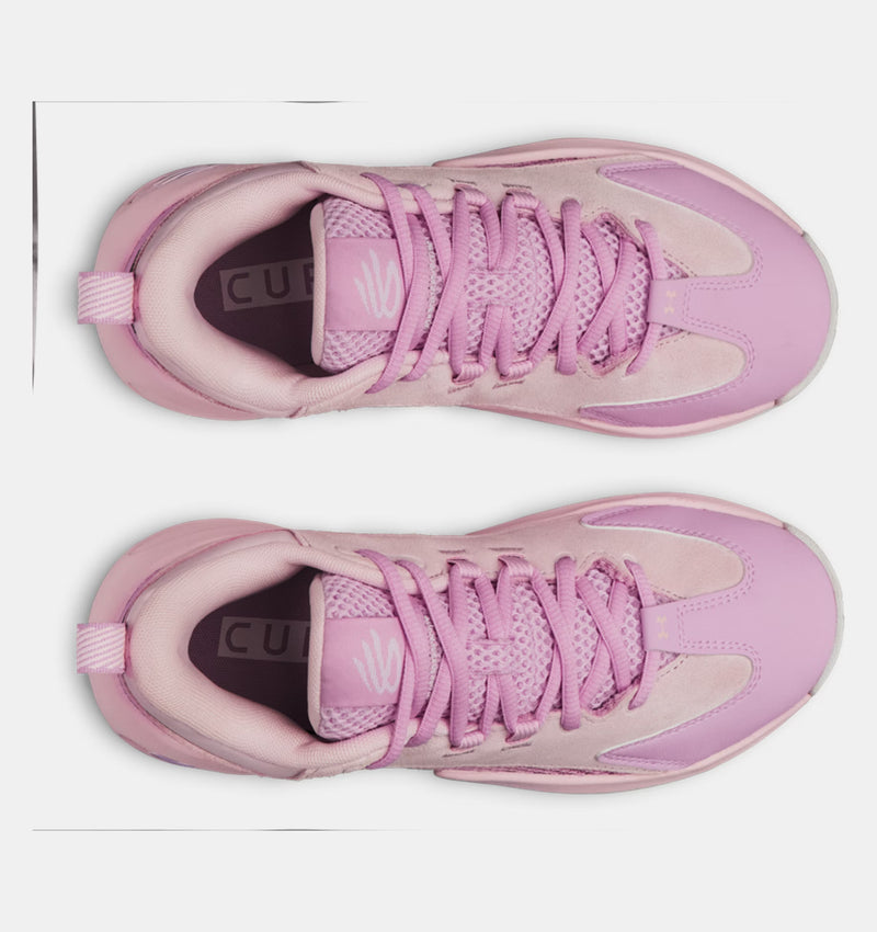 Big Kids' Under Armour Curry 3Z 25 Suede "Pink Dusk" (Unisex)