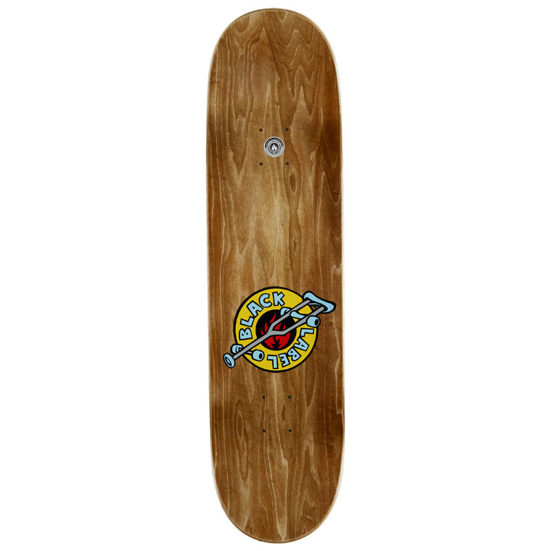 Black Label Crutch Skateboard Deck - 8.50"