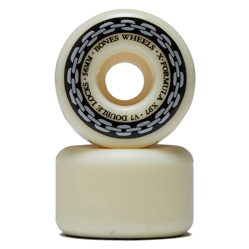 Bones X-Formula Double Locks 97a V7 Double Lock Skateboard Wheels - 56mm