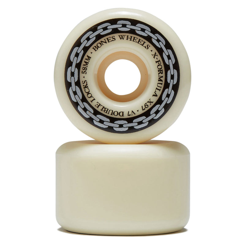 Bones X-Formula Double Locks 97a V7 Double Lock Skateboard Wheels - 58mm