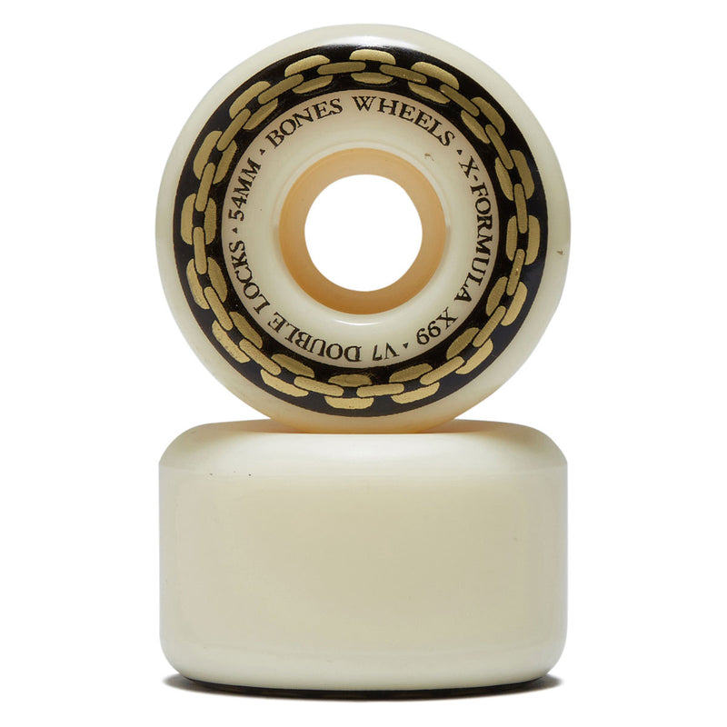 Bones X-Formula Double Locks 99a V7 Double Lock Skateboard Wheels - 54mm
