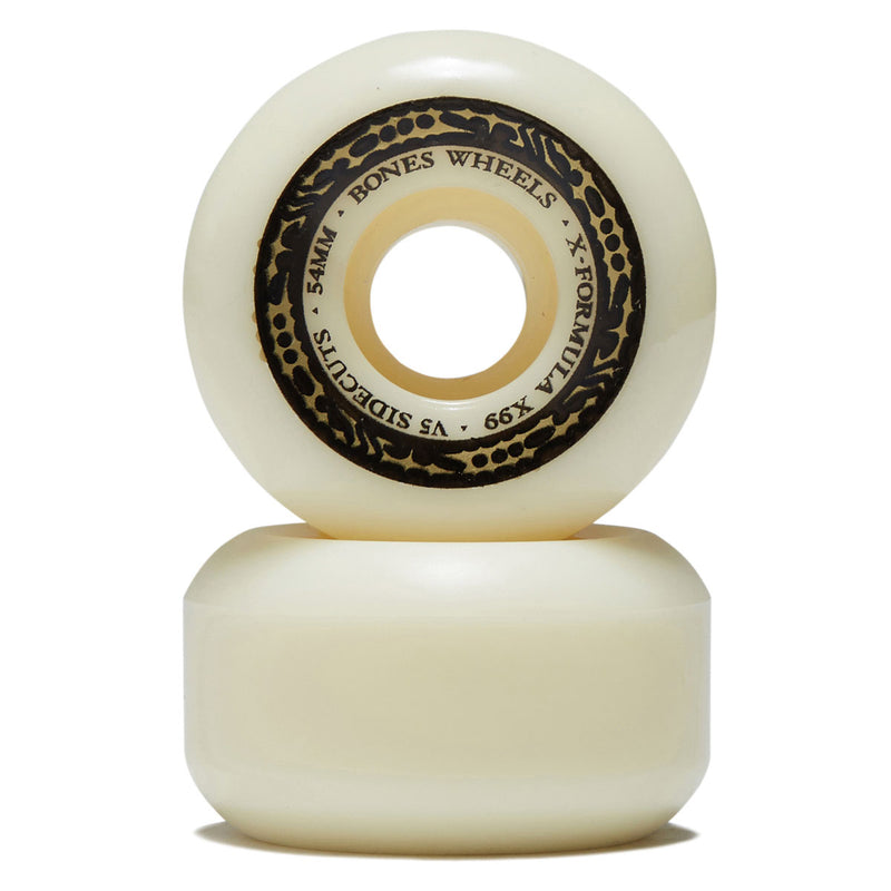 Bones X-Formula Sidecuts 99a V5 Sidecut Skateboard Wheels - 54mm