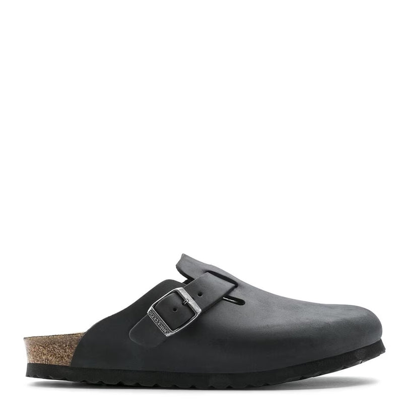 Boston Oiled Leather Clog(R/W)