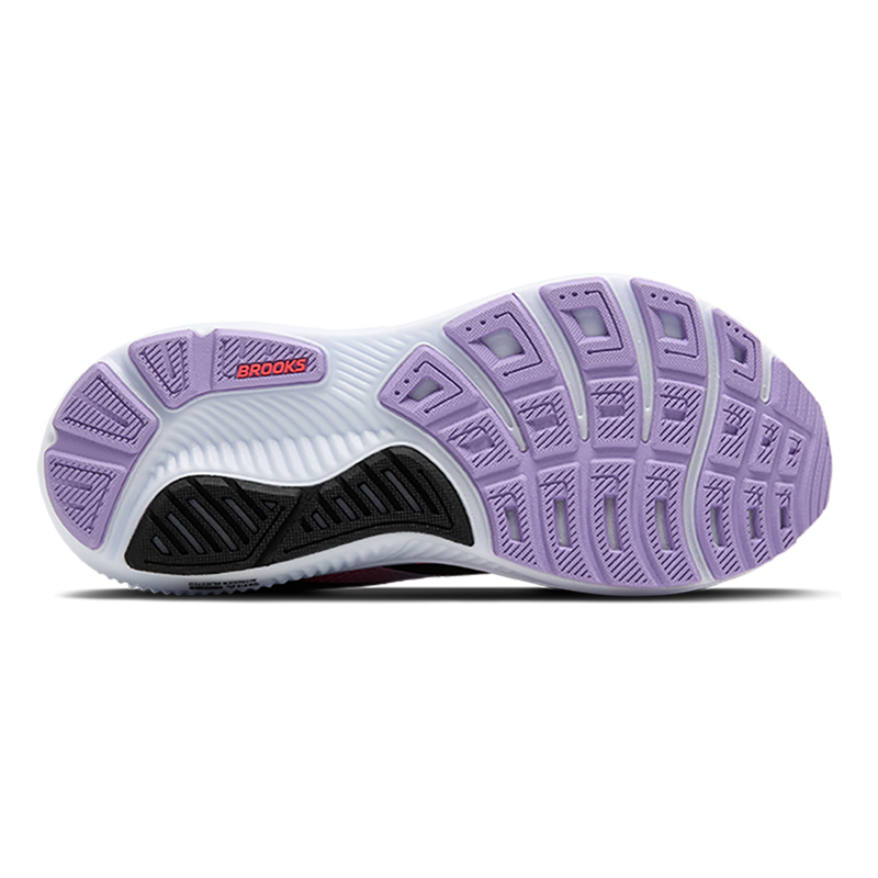 Brooks Ghost 17 Black - Purple - Coral
