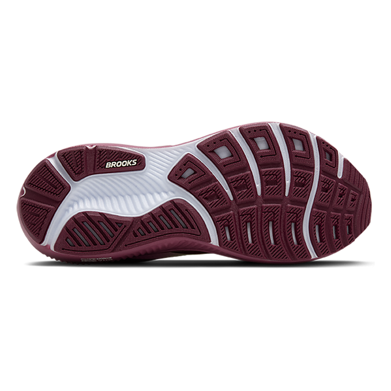Brooks Ghost 17 Burgundy - Pink - Green