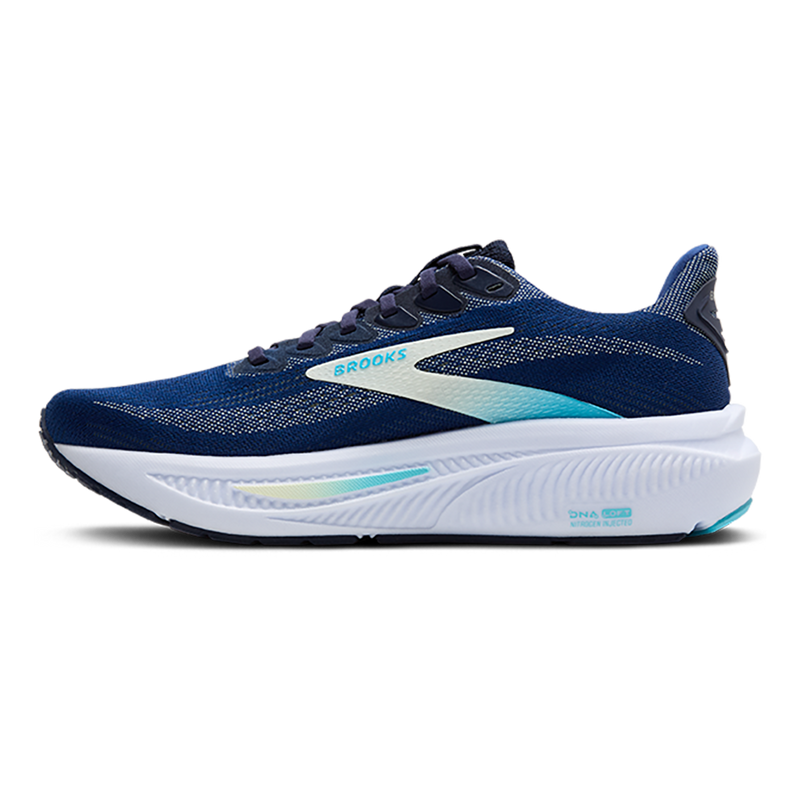 Brooks Ghost 17 Navy - Green - Turquoise