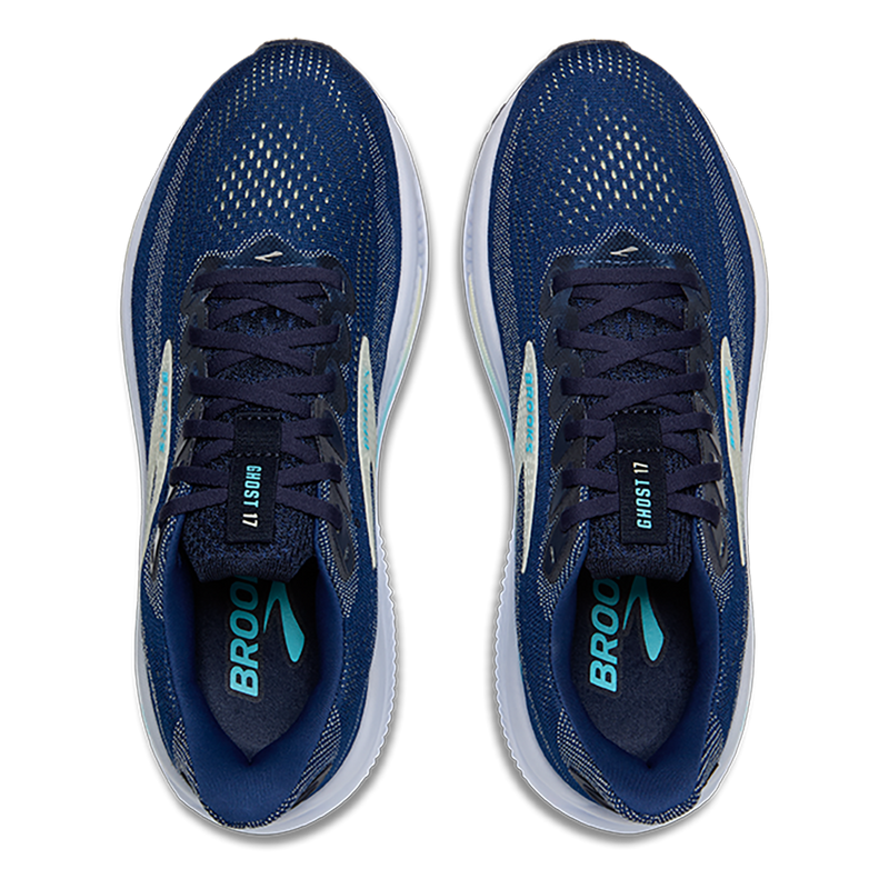 Brooks Ghost 17 Navy - Green - Turquoise