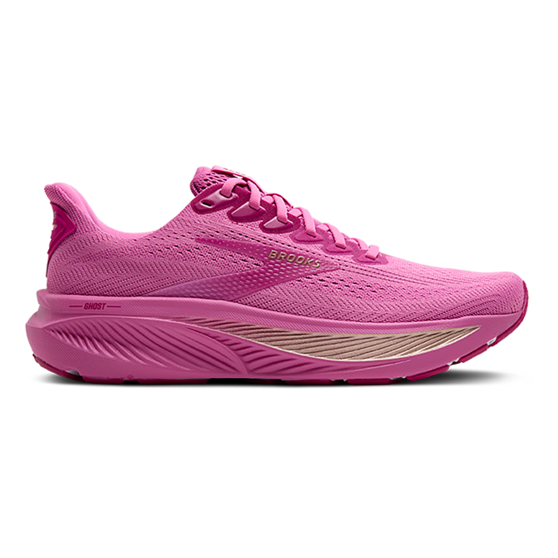 Brooks Ghost 17 Pink - Fuchsia - Gold