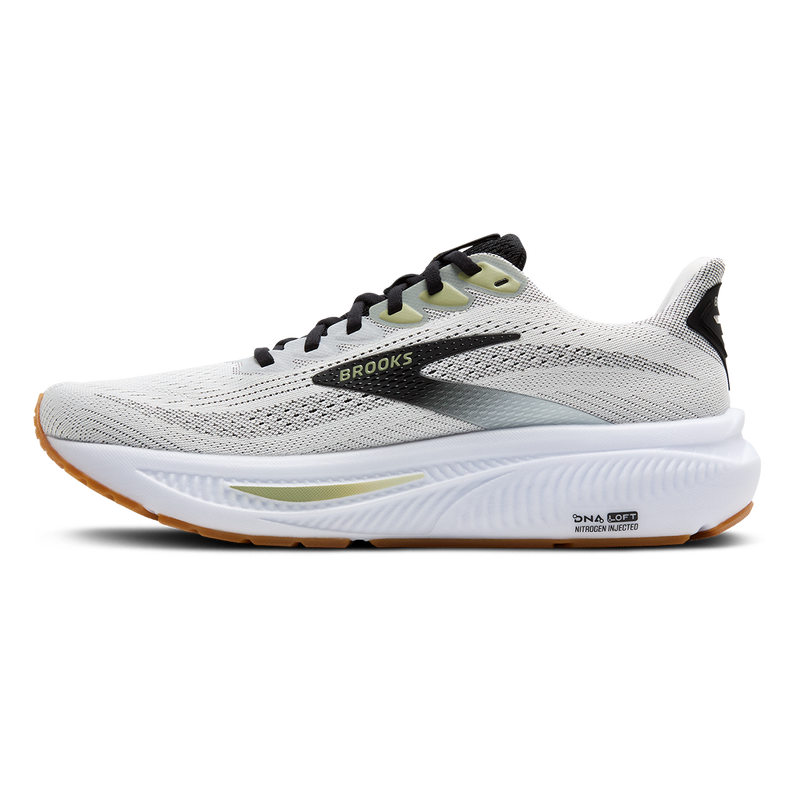 Brooks Ghost 17 White - Black - Tea