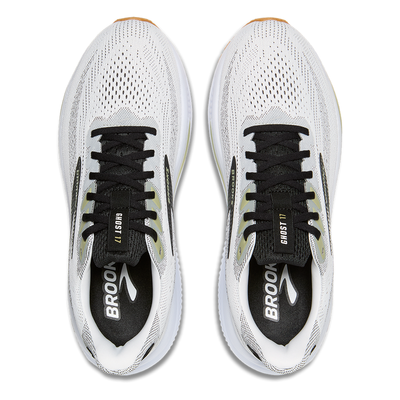Brooks Ghost 17 White - Black - Tea