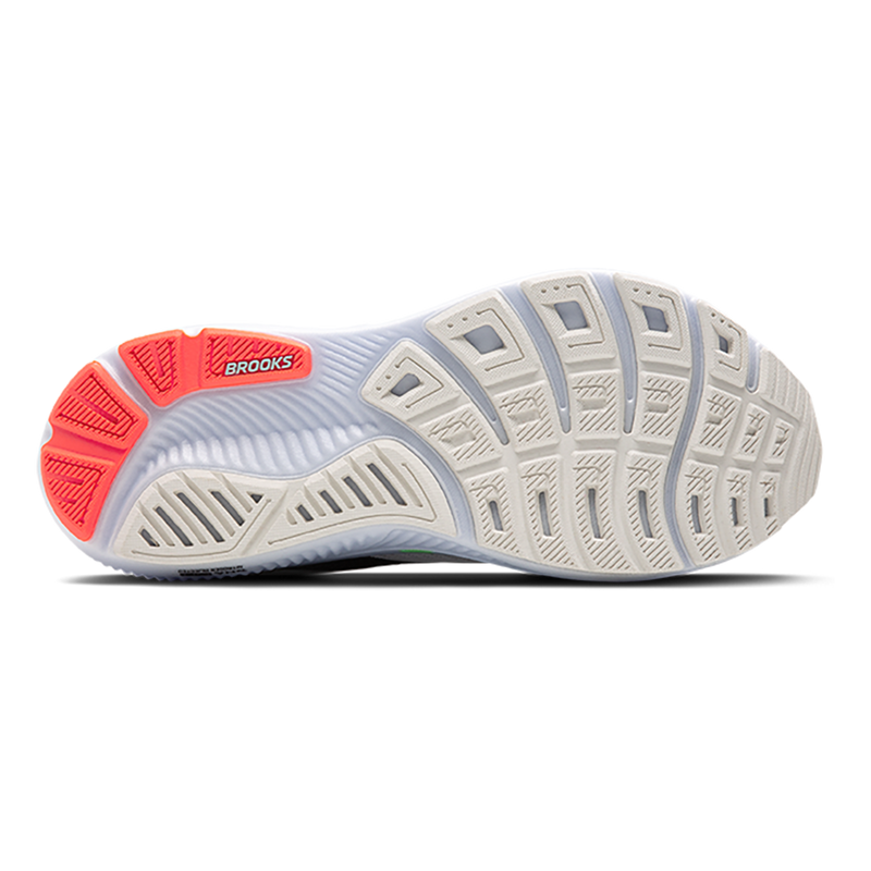Brooks Ghost 17 White - Pink Clay - Gecko
