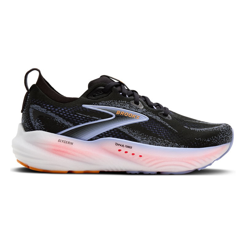 Brooks Glycerin 22 Black - Blue Heron - Orange