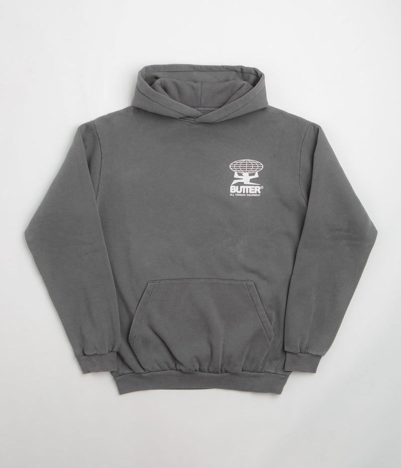 Butter Goods All Terrain Hoodie in Washed Steel