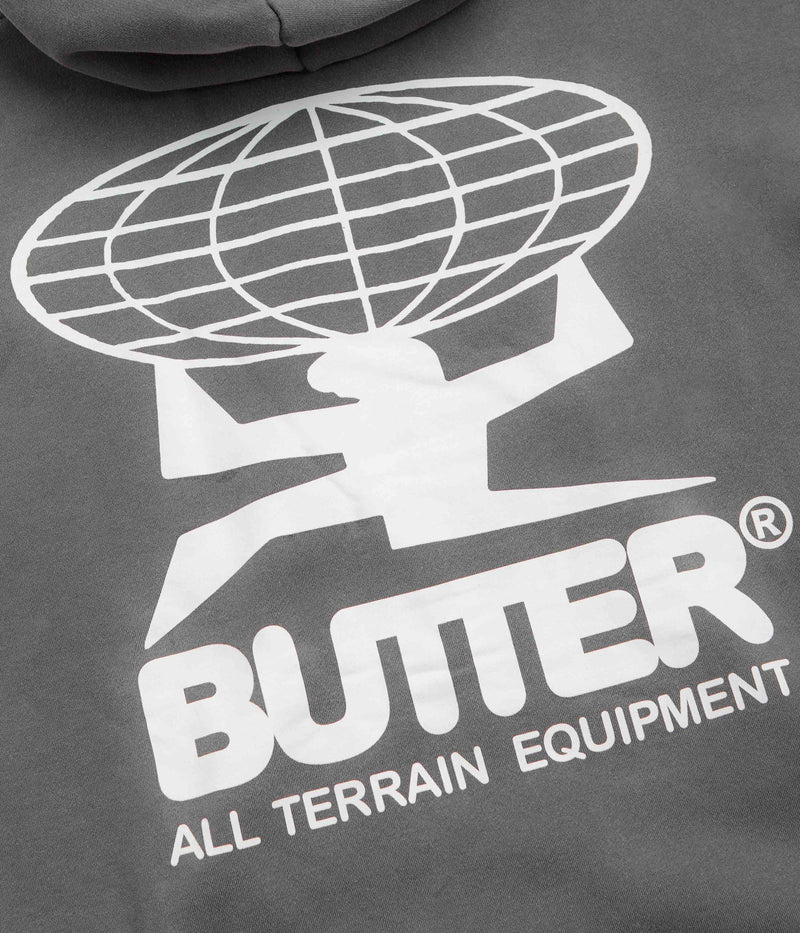Butter Goods All Terrain Hoodie in Washed Steel