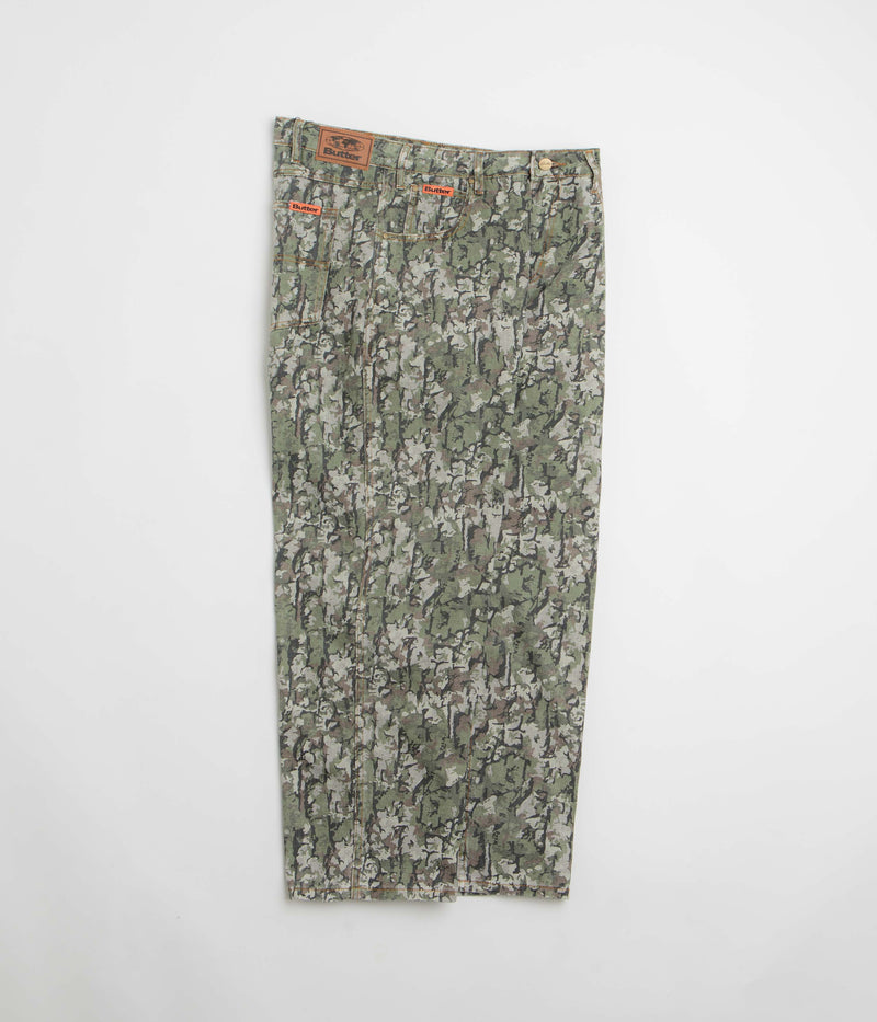 Butter Goods Bark Camo Jeans in Army
