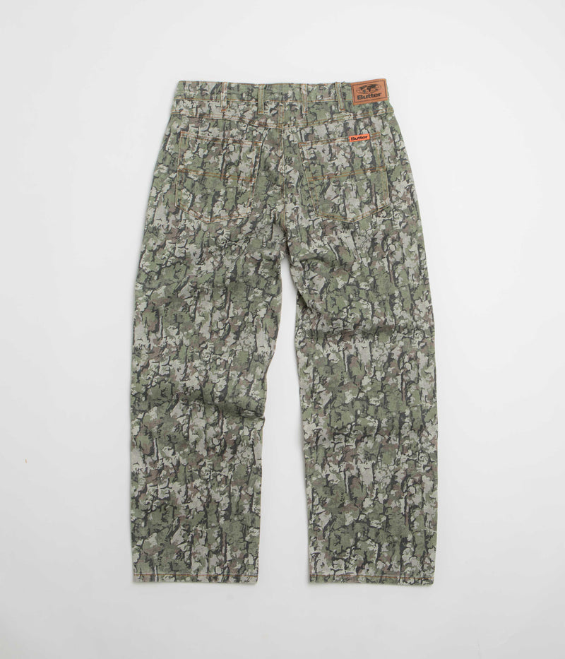 Butter Goods Bark Camo Jeans in Army
