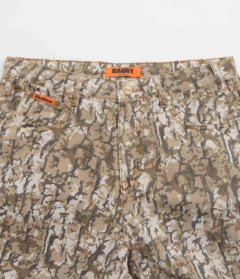 Butter Goods Bark Camo Jeans in Tan