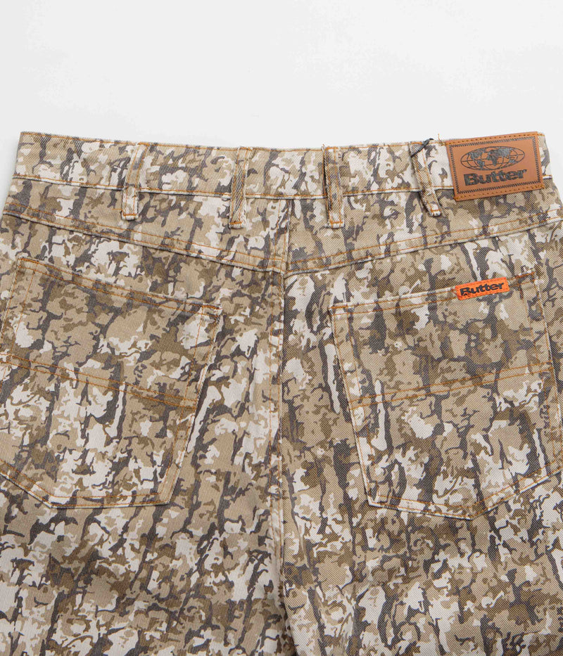 Butter Goods Bark Camo Jeans in Tan