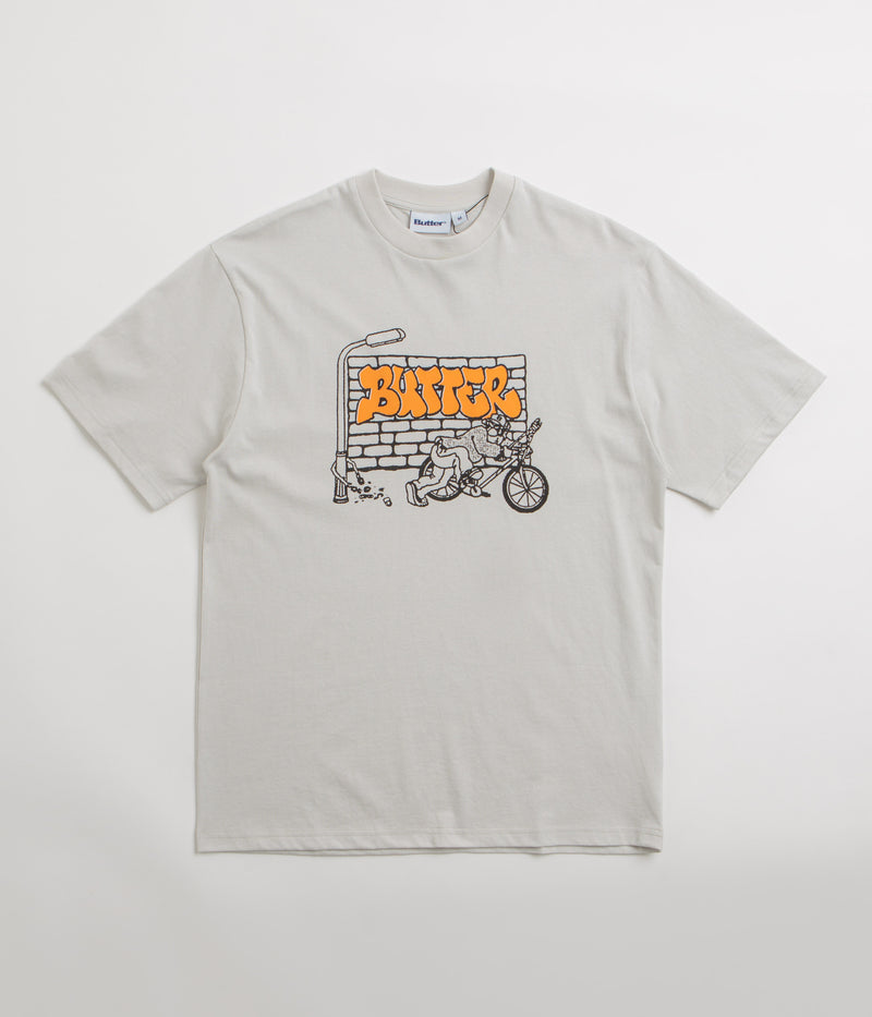 Butter Goods Bike T-Shirt in Cement