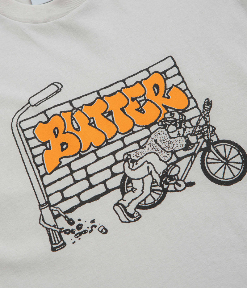 Butter Goods Bike T-Shirt in Cement