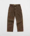 Butter Goods Breakdown Relaxed Jeans in Acid Wash Brown
