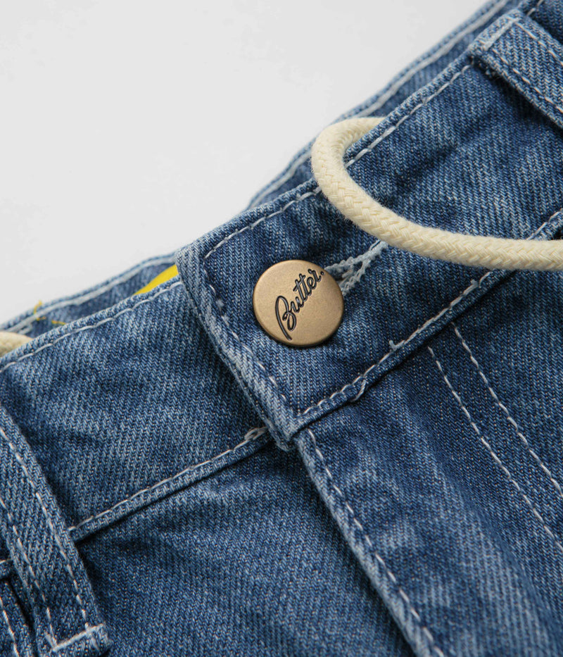 Butter Goods Breakdown Relaxed Jeans in Solid Blue