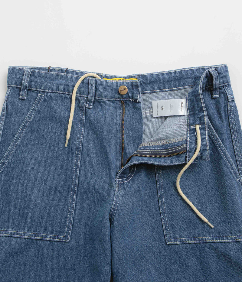 Butter Goods Breakdown Relaxed Jeans in Solid Blue