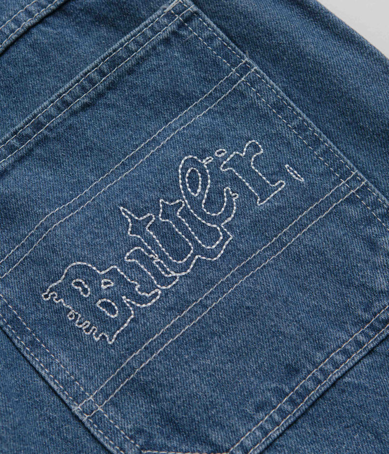 Butter Goods Breakdown Relaxed Jeans in Solid Blue