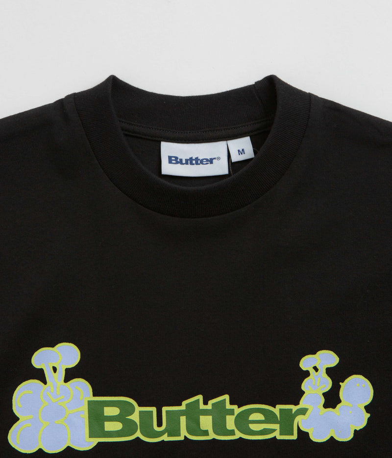 Butter Goods Bugs Logo T-Shirt in Black