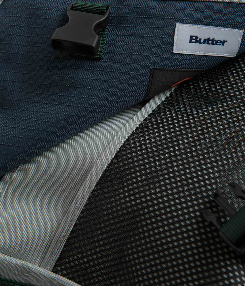 Butter Goods Commute Side Bag in Grey and Dark Teal