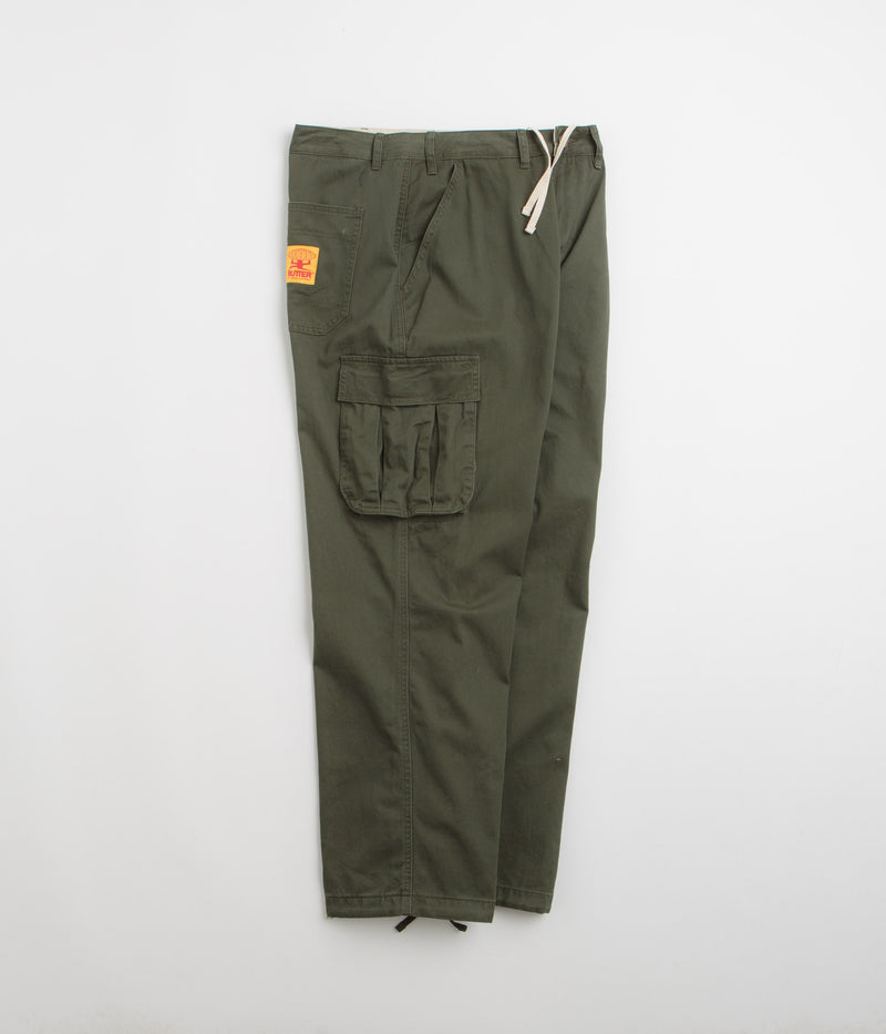 Butter Goods Field Cargo Pants in Forest Green