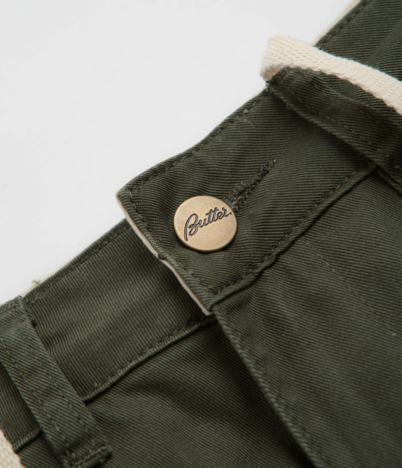 Butter Goods Field Cargo Pants in Forest Green