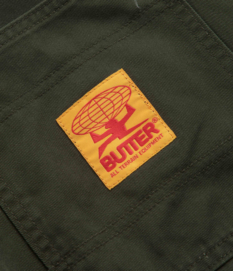 Butter Goods Field Cargo Pants in Forest Green