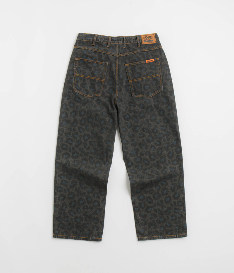 Butter Goods Leopard Jeans in Black